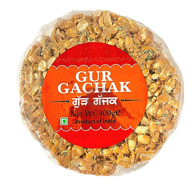 Ghchak/Gur ki Ghchak/Gajak/ Peanut Gachak/Peanut chikki (Peanut Brittle) 400g - Panji Sweets & Savouries LTD